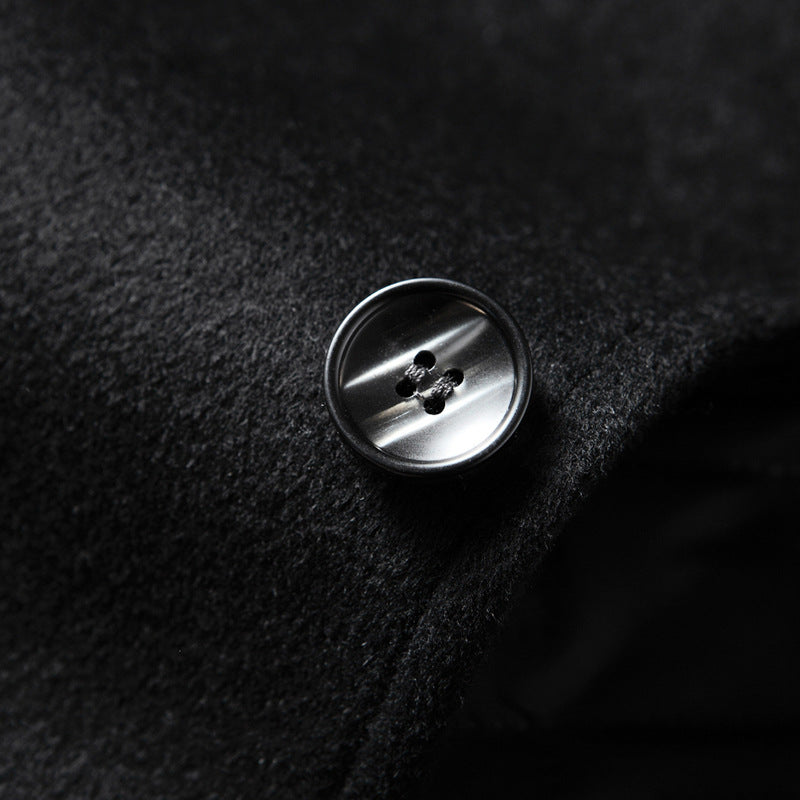 Sobretudo Masculino Vonluthen VL238, com gola polo e forro super aquecido, perfeito para o inverno e ocasiões formais e casuais.