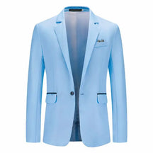 Blazer Masculino Vonluthen VL193, com corte moderno, tecido premium e detalhes refinados, perfeito para eventos formais ou casuais sofisticados.