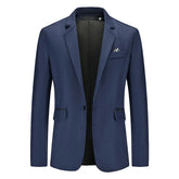 Blazer Masculino Vonluthen VL193, com corte moderno, tecido premium e detalhes refinados, perfeito para eventos formais ou casuais sofisticados.