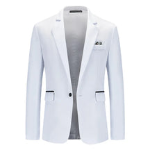 Blazer Masculino Vonluthen VL193, com corte moderno, tecido premium e detalhes refinados, perfeito para eventos formais ou casuais sofisticados.