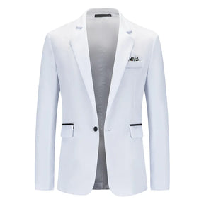 Blazer Masculino Vonluthen VL193, com corte moderno, tecido premium e detalhes refinados, perfeito para eventos formais ou casuais sofisticados.