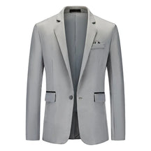 Blazer Masculino Vonluthen VL193, com corte moderno, tecido premium e detalhes refinados, perfeito para eventos formais ou casuais sofisticados.