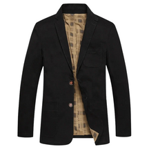 Blazer Masculino em Algodão Vonluthen VL032, confeccionado em algodão premium, com corte estruturado e detalhes sofisticados, ideal para diferentes ocasiões.