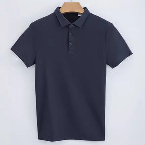 Camisa Polo Masculina Vonluthen VL006, confeccionada em algodão premium, com modelagem ajustada e toque suave, perfeita para composições sofisticadas e casuais.