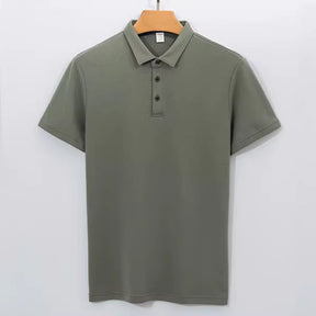 Camisa Polo Masculina Vonluthen VL006, confeccionada em algodão premium, com modelagem ajustada e toque suave, perfeita para composições sofisticadas e casuais.