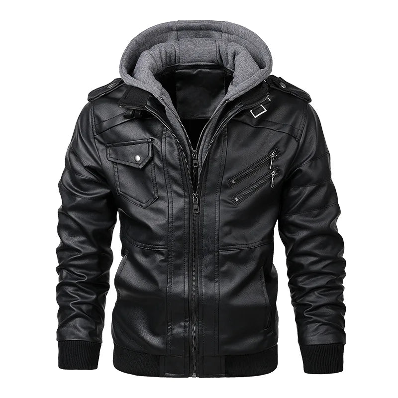 Jaqueta Masculina Vonluthen VL166, confeccionada em tecido resistente, modelagem ajustada e acabamento refinado para um visual moderno e confortável.