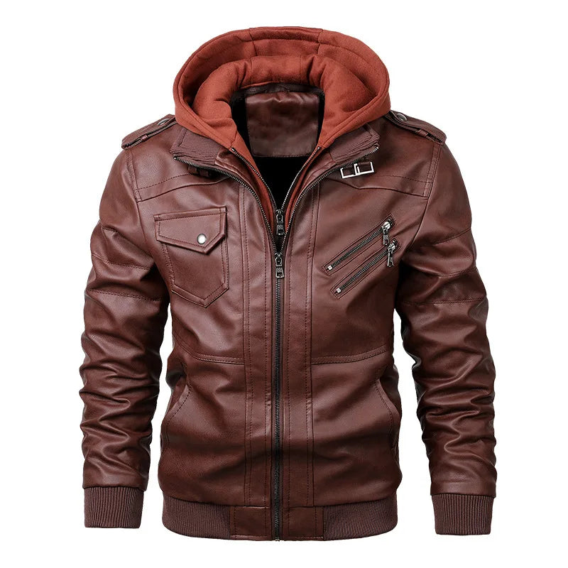 Jaqueta Masculina Vonluthen VL166, confeccionada em tecido resistente, modelagem ajustada e acabamento refinado para um visual moderno e confortável.