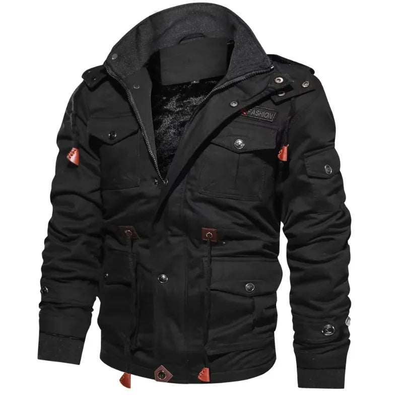 Jaqueta Motociclista Masculina Vonluthen VL248, material resistente, fechamento em zíper, ajuste ergonômico e detalhes refletivos para proteção e estilo.