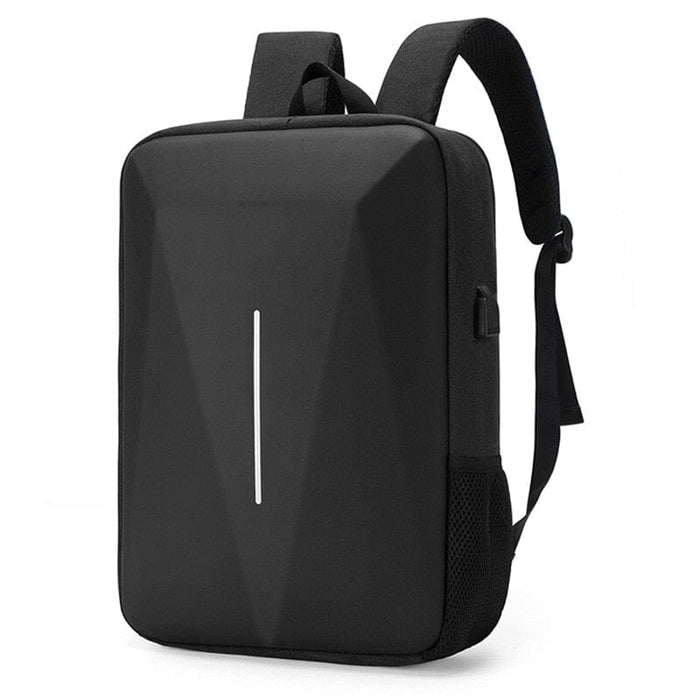 Mochila Executiva Vonluthen VL409 prática, com tecido impermeável e porta USB, perfeita para notebook 15" em viagens ou trabalho com elegância.